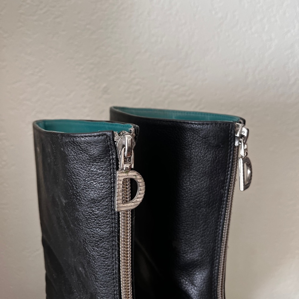 Italian Black Leather Boots - Picture 5 of 14